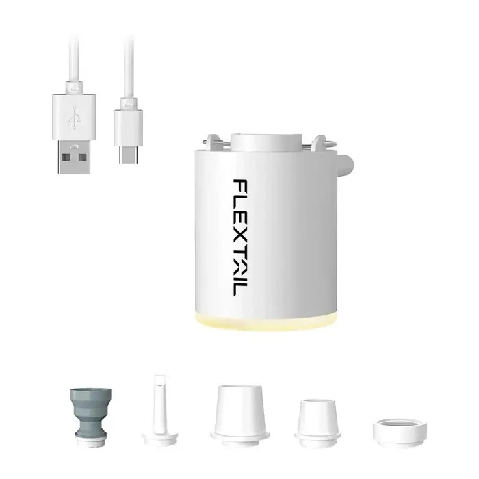 Flextail Tiny Pump X 2024 — Rechargeable Electric Pump for Inflatables (White)