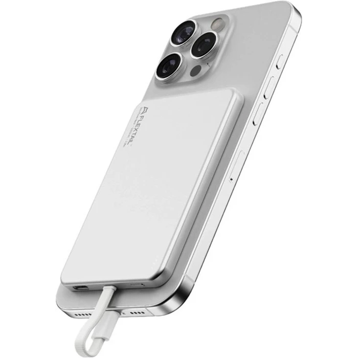 Flextail Zero Power Metal MagSafe 5000mAh with USB-C Port - Silver