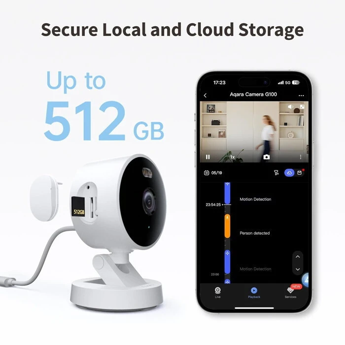 Aqara Camera G100 Select Επιτήρησης λευκή