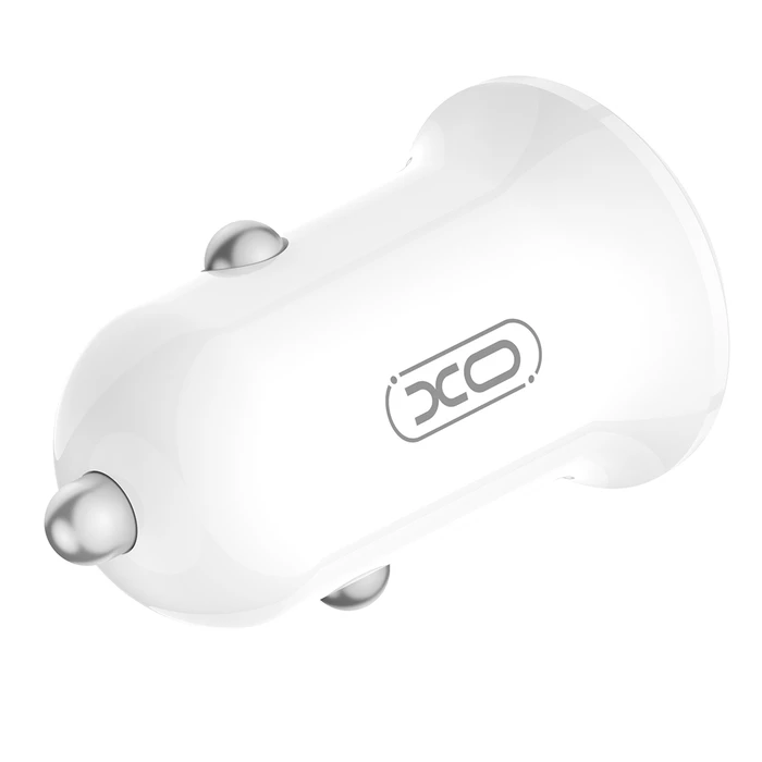XO Φορτιστής Αυτοκινήτου CC67 Mini Smart με 2 Θύρες USB 2.4A και Καλώδιο Type-C