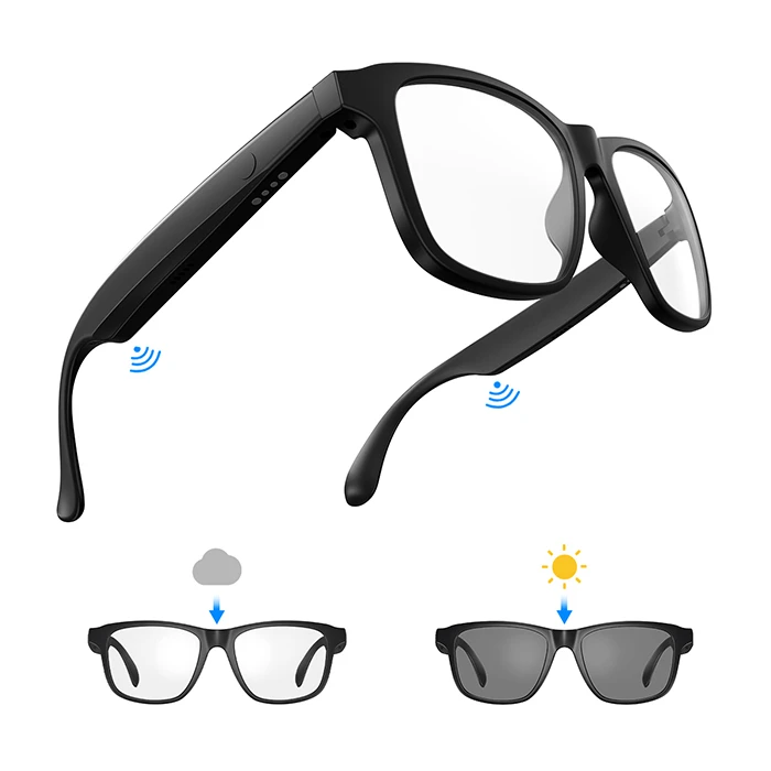 XO Bluetooth Glasses with Speaker and Photochromic Lenses E12