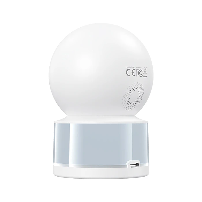 XO CR11 Wi-Fi Indoor Security Camera 3MP Pan Tilt LED White