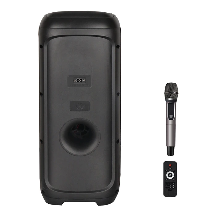 XO Bluetooth Speaker with Wireless Microphone Remote Control and RGB Lighting F70