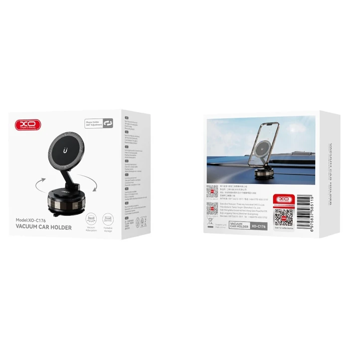 XO Car Phone Mount Magnetic Rotating Suction Cup C176