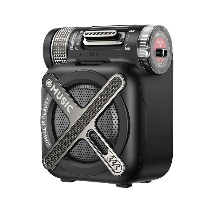 XO Φορητό Ηχείο F72 Mecha Black Color