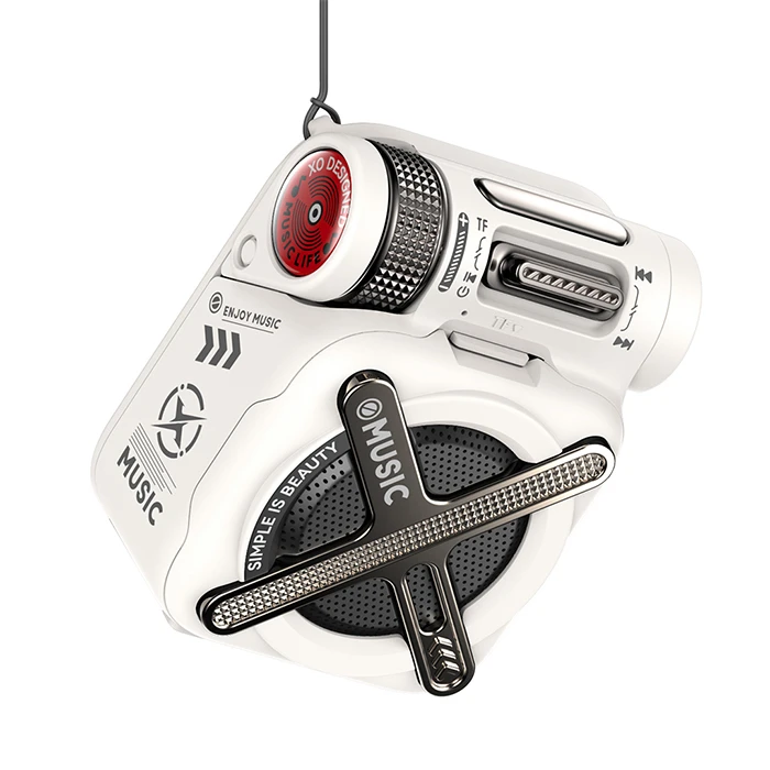 XO Bluetooth Speaker F72 Mecha White Color