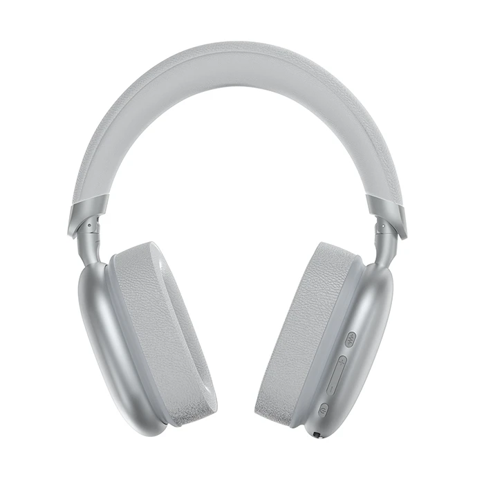 XO Wireless Over Ear Headphones BE55 Silver Color ANC