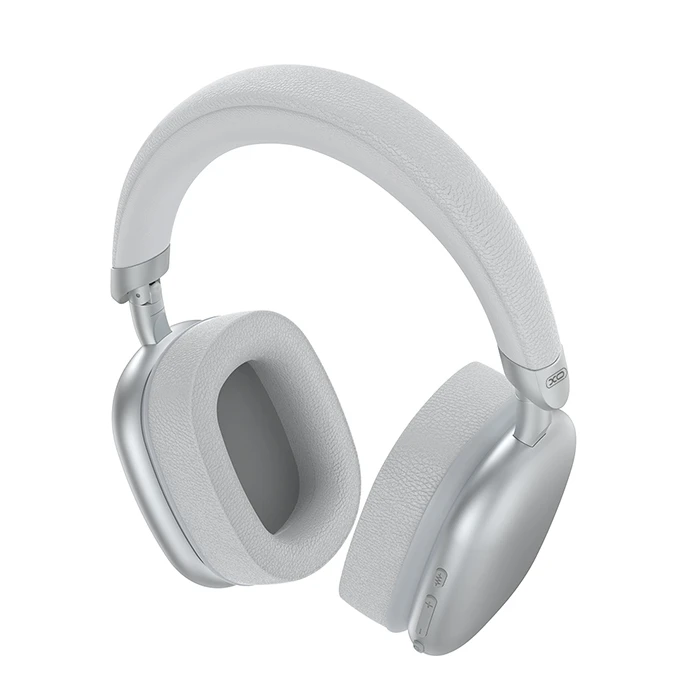 XO Wireless Over Ear Headphones BE55 Silver Color ANC
