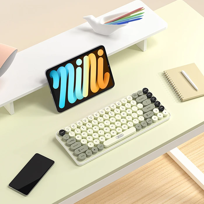 XO Wireless Keyboard KB-12 Grey Color