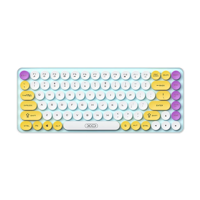 XO Wireless Keyboard KB-12 Yellow Color
