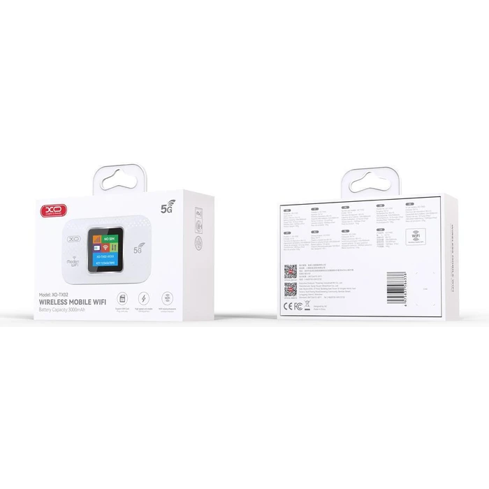 XO Router Φορητό WiFi 3000mAh για Ευρωπαϊκά Δίκτυα