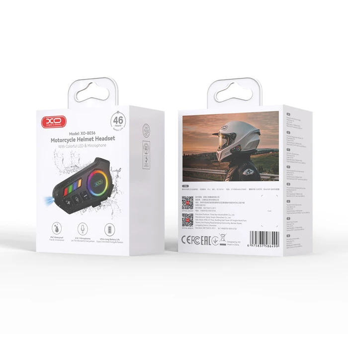 XO Bluetooth Helmet Headset BE56 HELMET