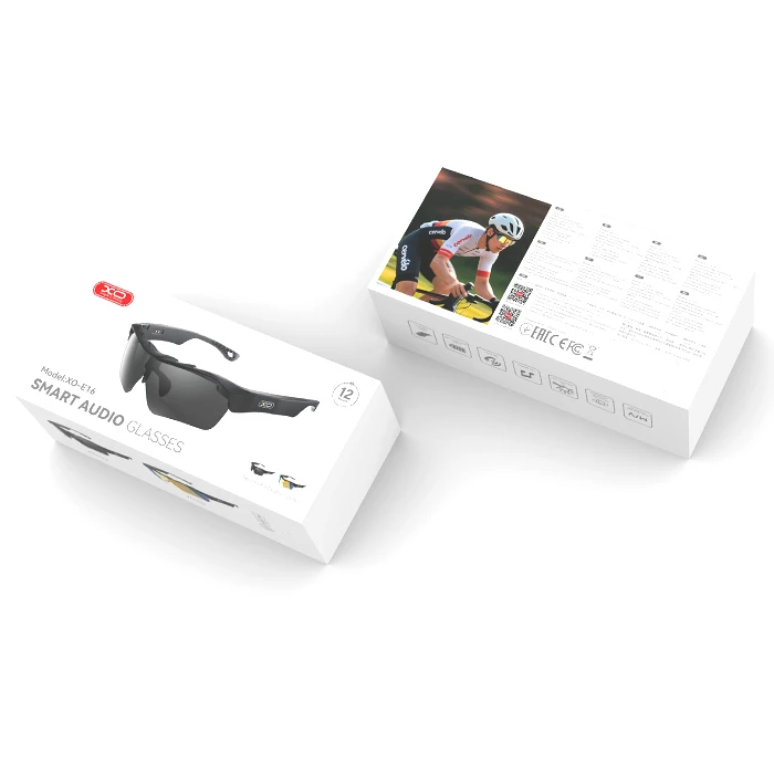 XO Smart Cycling Sunglasses Black