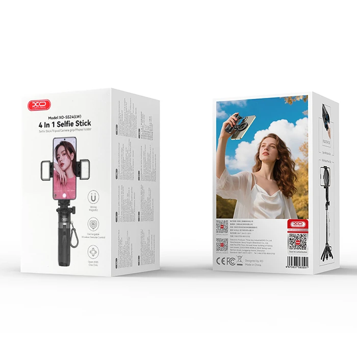 XO 4 in 1 Bluetooth Selfie Stick SS24 LW