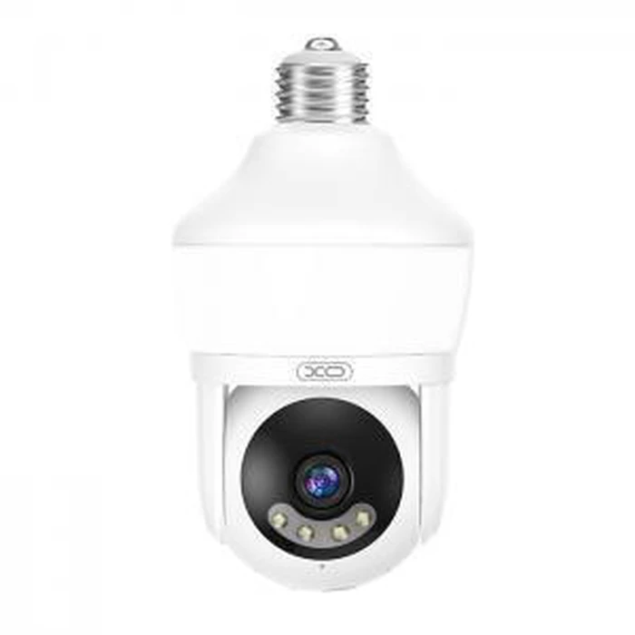 XO Security Camera CR14 Wi-Fi 5MP Indoor E27 with LED Light and Pan Tilt White