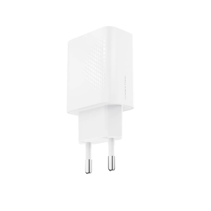 XO Charger XO L163 2 Ports USB-A and USB-C PD30W QC18W White