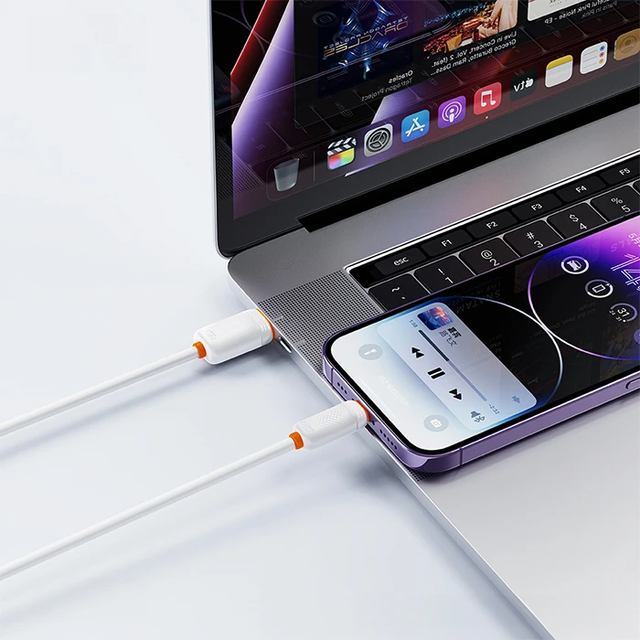 XO Cable High-Speed USB A to USB Type-C XO NB302 WHITE 15W 1.00m