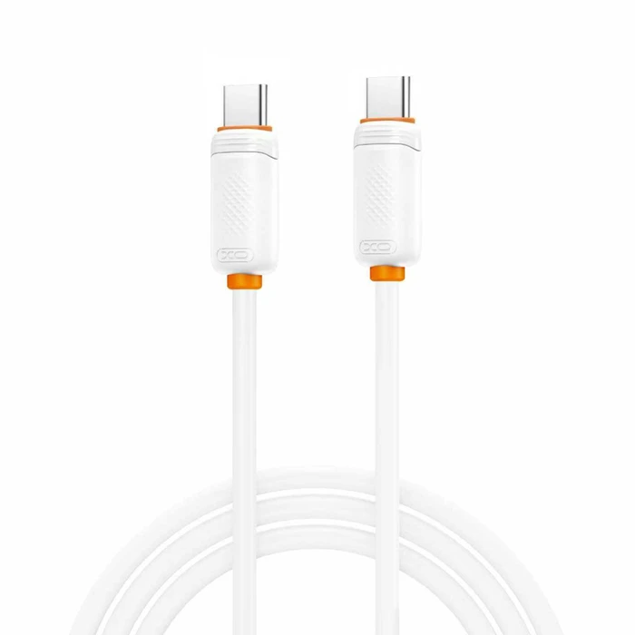 USB Cables XO USB High-Speed Type-C Male to USB Type-C Male 60W 1m White