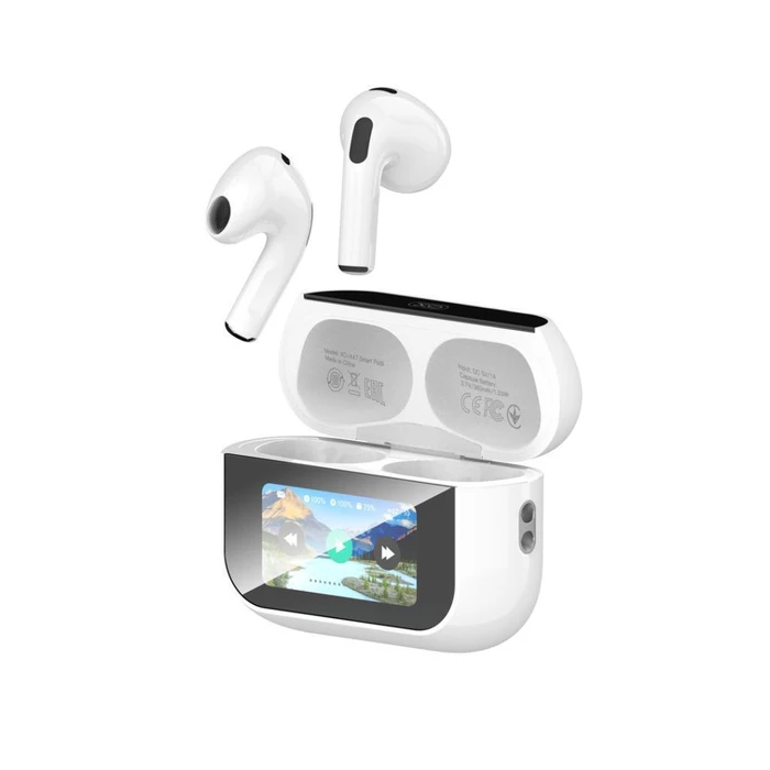 XO Headphones XO X47 Smart TWS 4th Generation with Display White