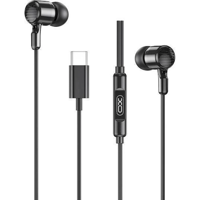 Headphones XO EP84 BLACK COLOR USB-C In-Ear with Microphone Black