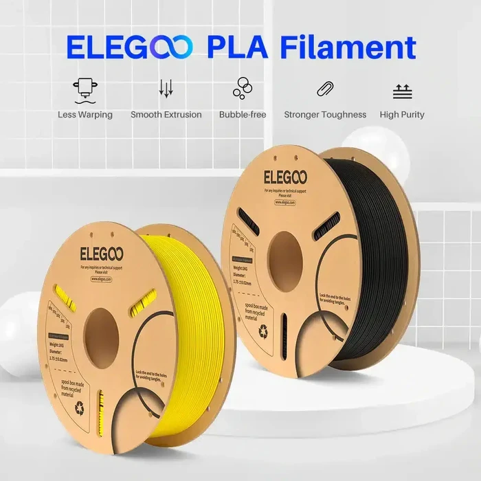 ELEGOO PLA Νήμα 3D Εκτύπωσης 1,75mm Λευκό 1kg (Spool)