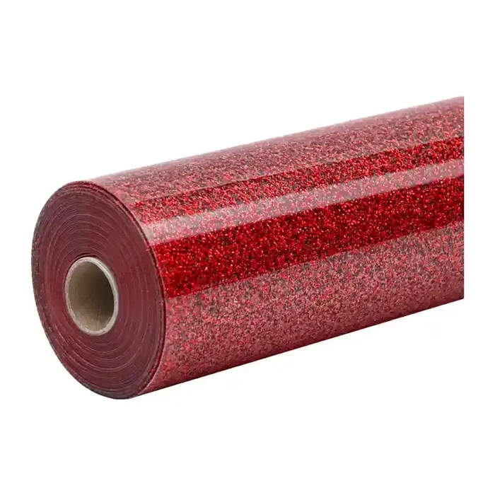 Htvront Glitter Heat-Transfer Sheet 30.5 x 90 cm - Red