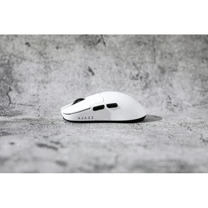 Ασύρματο Gaming Ποντίκι Ajazz AJ159 APEX με Dock Φόρτισης - Λευκό
