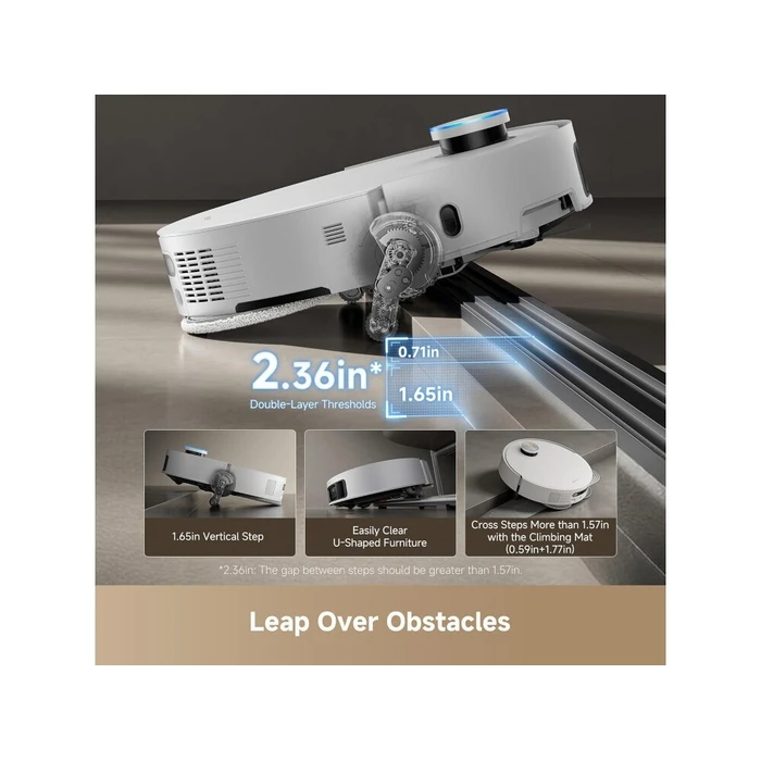 Dreame Vacuum Cleaner Robot X50 Ultra Complete (RLX85CE-4-WH) — 20,000 Pa, 220 min runtime, 6400 mAh, PowerDock with UV