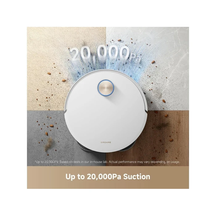 Dreame Vacuum Cleaner Robot X50 Ultra Complete (RLX85CE-4-WH) — 20,000 Pa, 220 min runtime, 6400 mAh, PowerDock with UV