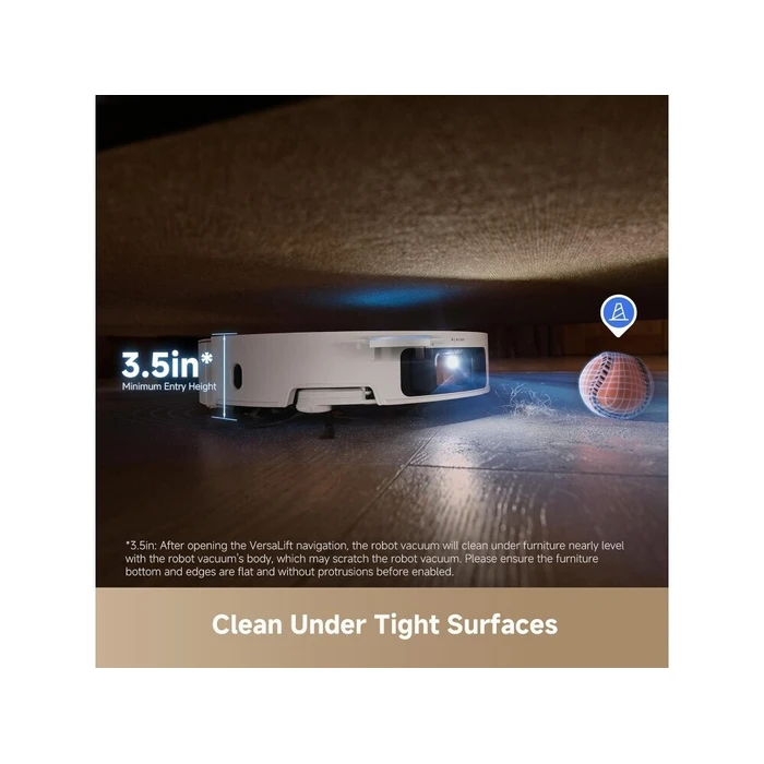 Dreame Vacuum Cleaner Robot X50 Ultra Complete (RLX85CE-4-WH) — 20,000 Pa, 220 min runtime, 6400 mAh, PowerDock with UV