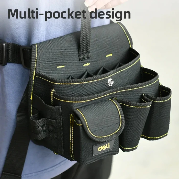 DELI Τσαντάκι Μέσης Εργαλείων Black