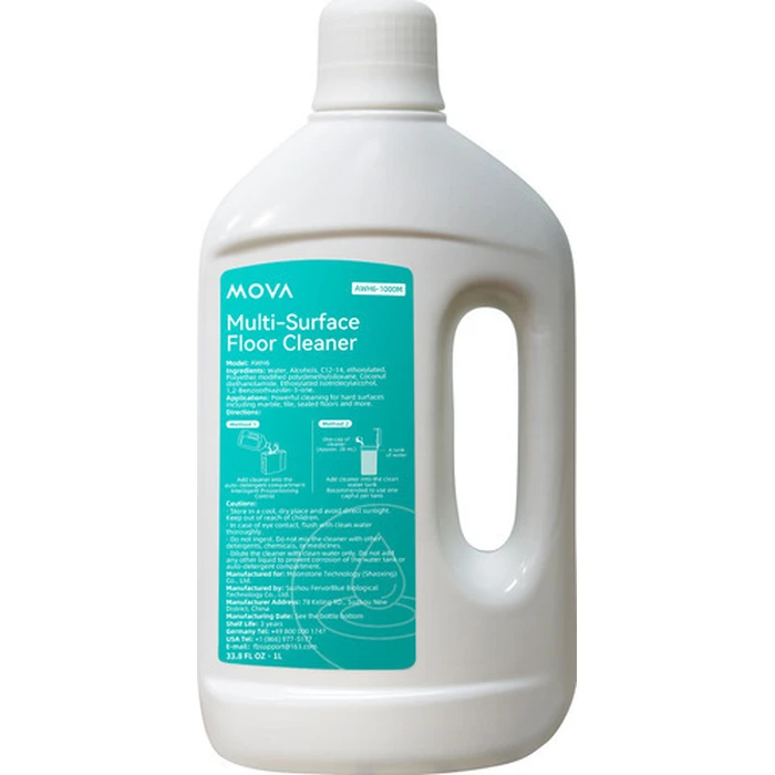 Υγρό Καθαρισμού 1000ml για Σκούπα Ρομπότ Mova