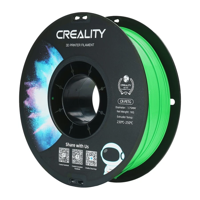 CREALITY Νήμα Εκτυπωτή 3D CR PETG Green 1 76 mm 1 kg