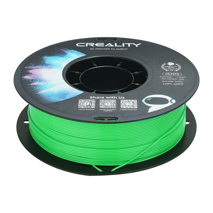 CREALITY Νήμα Εκτυπωτή 3D CR PETG Green 1 76 mm 1 kg