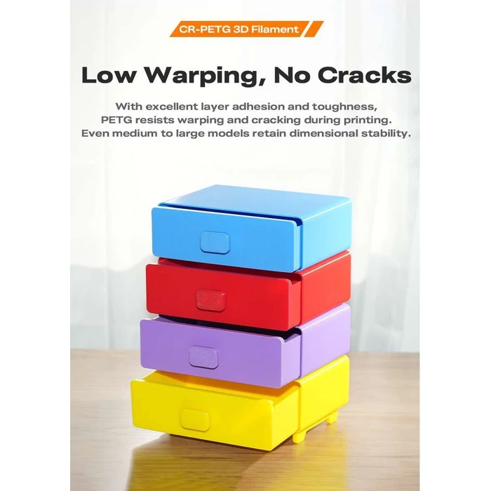 Creality CR PETG Value Pack 2kg 2x Black 3D Printer Filament