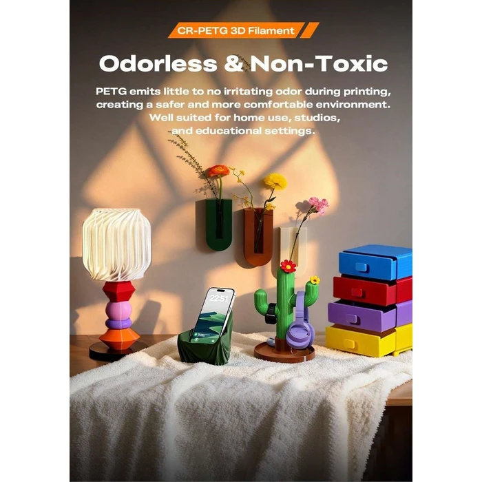 Creality CR PETG Value Pack 2kg 2x Black 3D Printer Filament