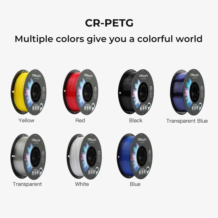 Creality CR PETG Value Pack 2kg 2x Black 3D Printer Filament