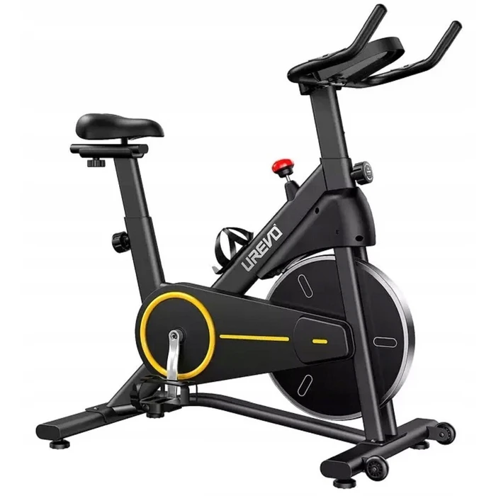 Urevo T1 Exercise Bike (Training Rower) — Black/Yellow