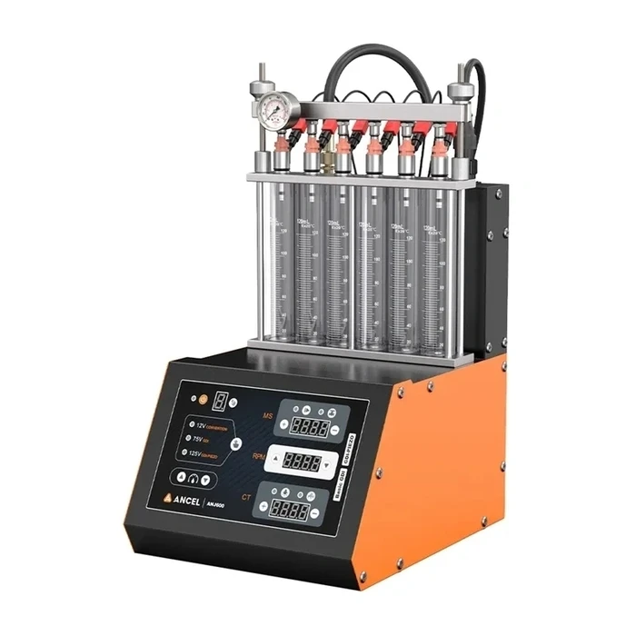 ANCEL ANJ600 Επαγγελματικός Καθαριστής και Δοκιμαστής Μπεκ Ψεκασμού 6-Μπεκ