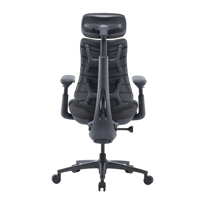 LiberNovo OC1-PRO Office Chair with Adjustable Arms, Graphite