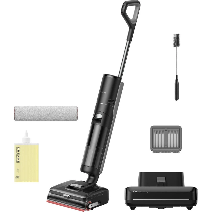 Dreame H15 Pro FoamWash Vacuum Cleaner / Electric Mop - Dry & Wet, Bagless, Battery, 23000 Pa, Black/Red