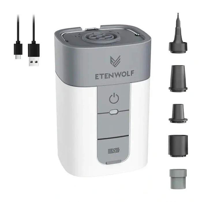 Etenwolf AIR 5 Pro Ηλεκτρική Τρόμπα για Φουσκωτά - Λευκό