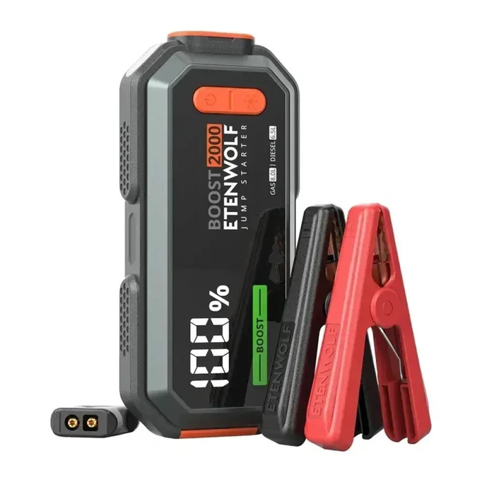 Etenwolf J1 Φορητός Εκκινητής Μπαταρίας 16000mAh με Power Bank, USB-C 30W, Φακός LED, IP65