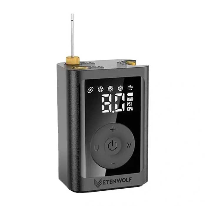 Etenwolf P300 Ηλεκτρική Τρόμπα για Φουσκωτά με Μανόμετρο - Μαύρο