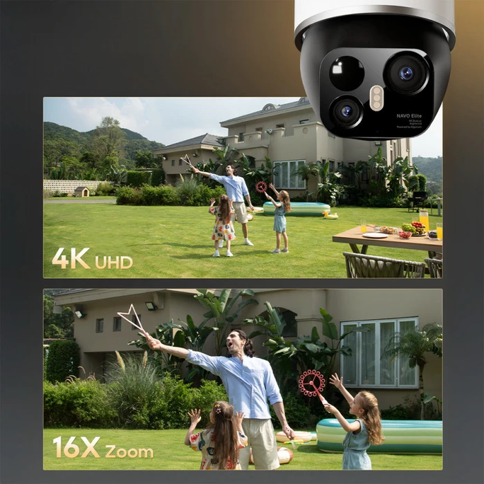 DREAME NAVO Elite 1 Outdoor Dual-Lens IP Camera 4K 8MP + 2K 4MP (A371)