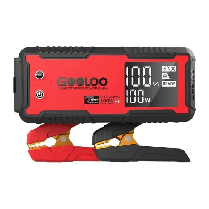 GOOLOO GT4000S Φορητός Εκκινητής Μπαταρίας 5000mAh Power Bank USB Φακός 12V