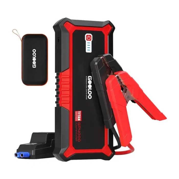 Gooloo Portable Car Battery Jump Starter 800A with USB / LED Flashlight 12V GP4000