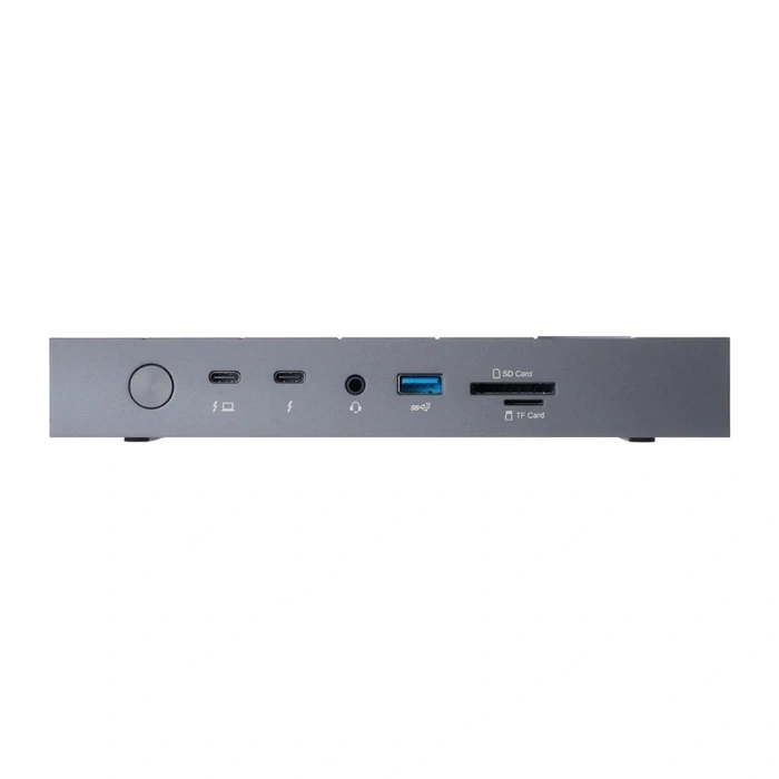 Peladn G2E Thunderbolt 5 Docking Station - HDMI/DisplayPort 4K, PD, Ethernet, Dual-Display, Gray