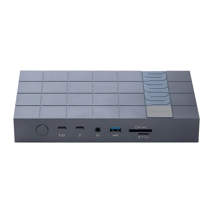 Peladn G2E Thunderbolt 5 Docking Station - HDMI/DisplayPort 4K, PD, Ethernet, Dual-Display, Gray