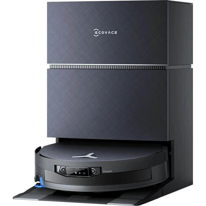 Ecovacs DEEBOT X12 Pro Omni Robot Vacuum with LIDAR Mapping & 22000Pa Suction - Black